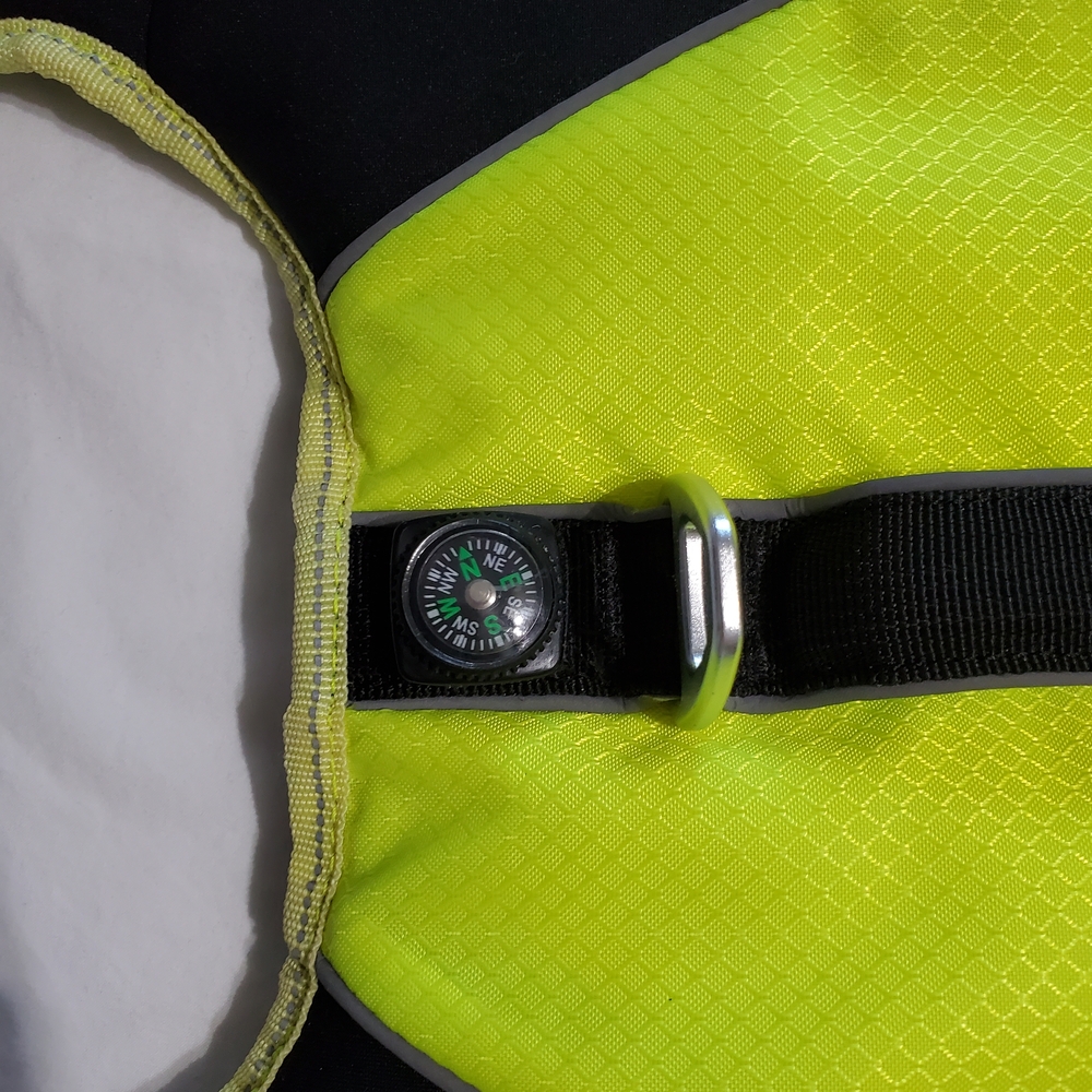 Arcadia Trail Dog Life Jacket Small Neon Yellow Reflective Flotation Vest Swim - Picture 3 of 6